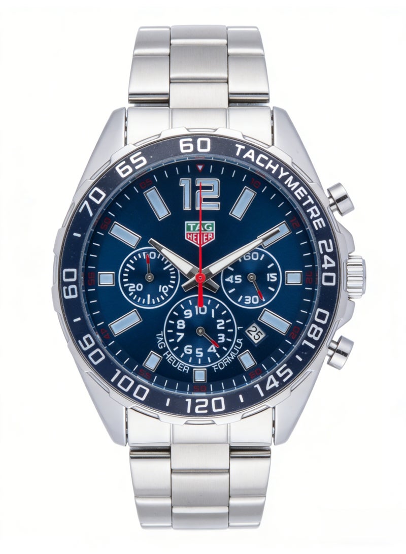 TAG Heuer Formula 1 Chronograph Blue Dial Stainless Steel Bracelet Watch (CAZ1014.BA0842) - Image 3